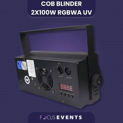 COB Blinder 2x100w RGBWA UV Arriere