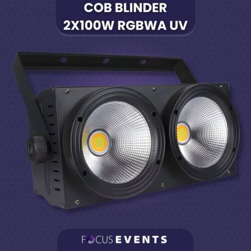 COB Blinder 2x100w RGBWA UV Cote