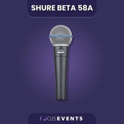 Location Microphone Shure Beta58